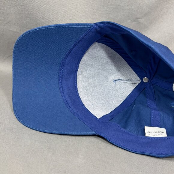 FIFA World Cup Brazil Strapback Cap Hat Blue Soccer Hyundai Souvenir Dad Mens - Picture 10 of 14